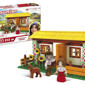 Конструктор Kids hits IBLOCK JUNIOR МАВКА 213 деталей, 2 фігурки, наліпки, татуювання PL-921-521 коробка 37,5*26*6 см