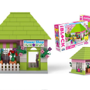 Конструктор Kids hits, IBLOCK JUNIOR , KH08/013/11, Квітковий магазин, 328 дет.,2 фігурки у коробці р. 37,5*25,5*6 см.