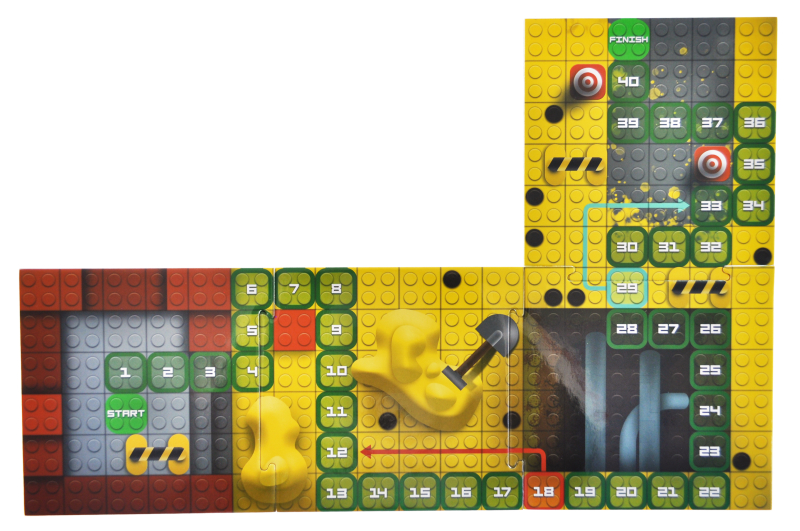 Конструктор блочний QB300-204 "Block&Steps: Мегабудівельник" + ходилка і меморі гра 3в1, 125дет. qbee - Зображення 10