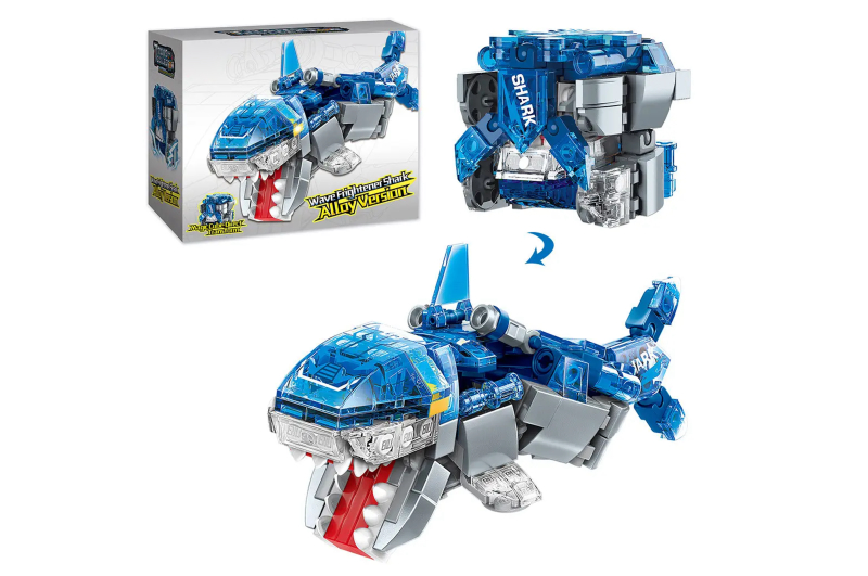 Конструктор BRICK 41209 Trans collector-Wave Frightener Shark 148дет.спак.кор.15*7*12