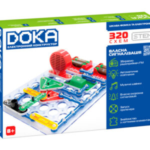 Конструктор електронний D70707 "320 СХЕМ" DOKA