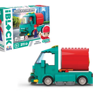 Конструктор Kids hits IBLOCK JUNIOR  KH17/005/3 211 деталей Прибиральник доріг короб. 24*16*6см