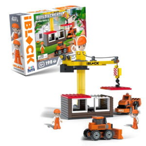 Конструктор Kids hits IBLOCK JUNIOR KH53/003/2 195 деталей короб. 32*5*21,5 см