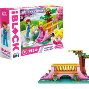 Конструктор Kids hits IBLOCK JUNIOR  KH08/007/4 153 деталей короб. 24*16*6 см