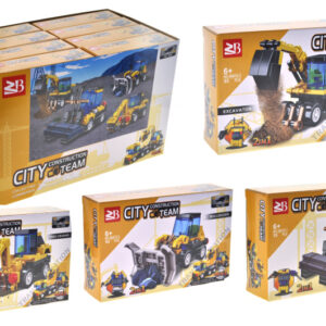 Конструктор 8087A "Будівельна техніка" в дисплеї 16 шт. YG Toys