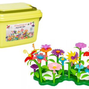 Конструктор 160 "Квітковий сад" в контейнері р.28,5x20x18см YG Toys