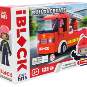 Конструктор KH43/001/1 IBLOCK JUNIOR FIRE 121 деталь, короб. 24x16x6 см Kids hits