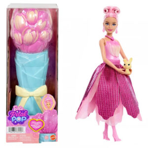 Набір-сюрприз з лялькою Barbie Petal Pop JMF57 "Рожевий тюльпан"