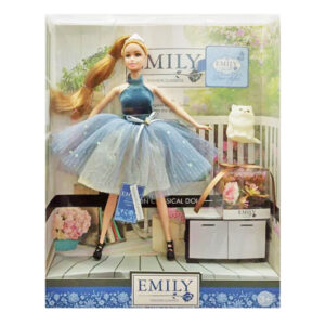 Лялька "Emily" з аксесуарами, шарнірна QJ102 р.28.5*6.5*32.5см