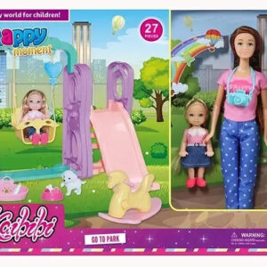 Набір ляльок WG229 з гіркою, в коробці р.42x6x32 см YG Toys