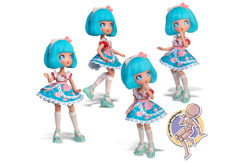 Лялька HKTF0300 Красуня Пінк серії "Hello Kitty" К4SF MANGA DOLLS - Зображення 4