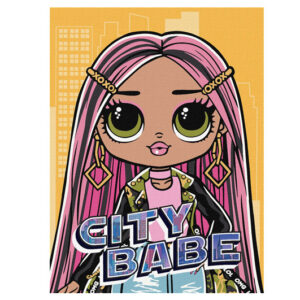 Набір для розпису по номерах 30x40 см KHO6277 "L.O.L. City Babe" Ideyka