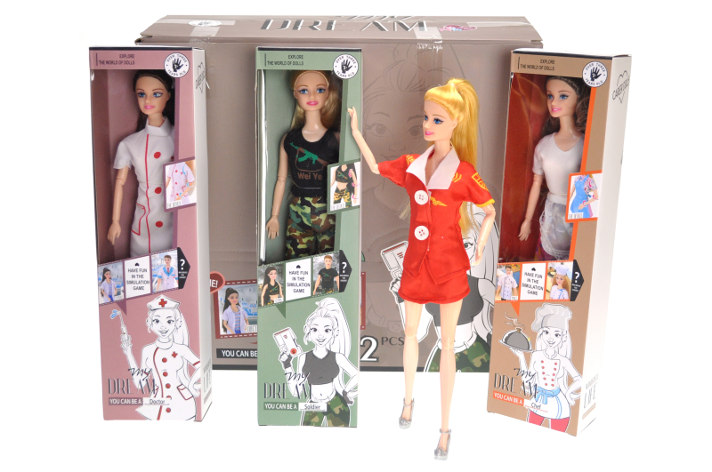 Лялька LD6008 "My Dream" "Професії" 12шт в блоці р.35x16x32см YG Toys