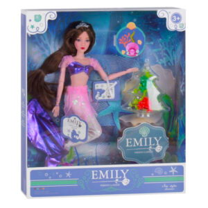 Лялька "Emily" "Русалка" з аксесуарами, шарнірна QJ092A р.28.5*6.5*32.5см