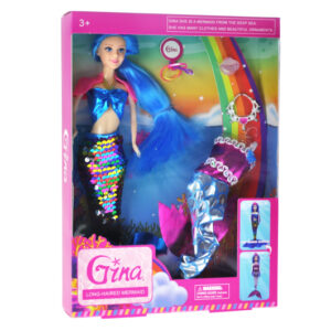 Лялька "Русалка" GN027 з аксесуарами в коробці р.32x5,5x23см YG Toys