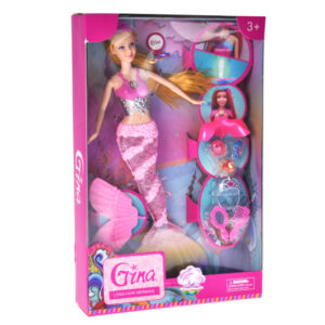 Лялька "Русалка" GN028-A з аксесуарами в коробці р.38x6x24см YG Toys