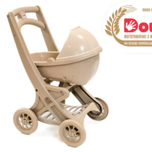Візочок для ляльок 0121/02eco з люлькою Eco Beige DOLONI
