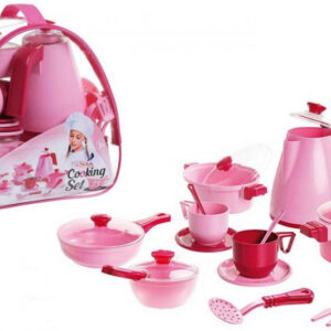 Набір посуду "Cooking Set" 23предмети рожевий 1740 Юніка