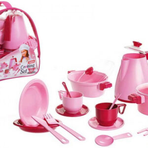 Набір посуду "Cooking Set" 39предметів рожевий 1764 Юніка