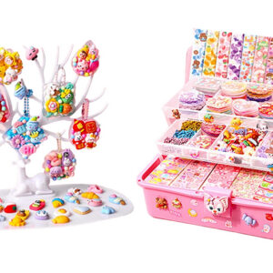 Набір для дівчаток "Cream Guka Set" в саквояжі 258дет L5271 р.26,5*14*12см