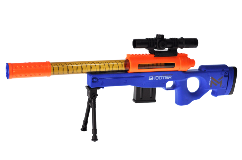 Помпова рушниця 108-401 в коробці р.68x6,5x16 см YG Toys - Зображення 2