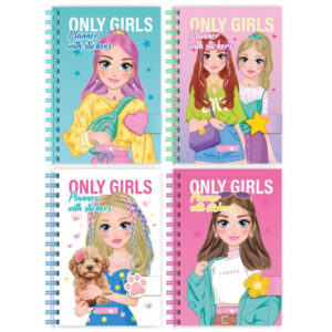 Блокнот для дівчаток LS-01 "Only Girls Planner" В6 Апельсин
