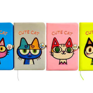 Блокнот на магніті А5, 763883ML PU Cute cat р.14×21см, 80 арк