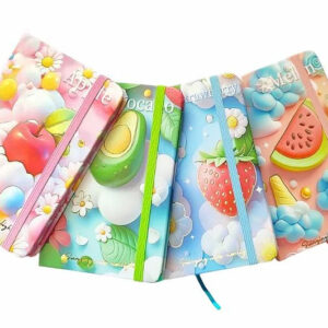 Блокнот на гумці 763616ML, А6 8.7×13.5 cm, 80 арк.,тверда обкладинка Paradise
