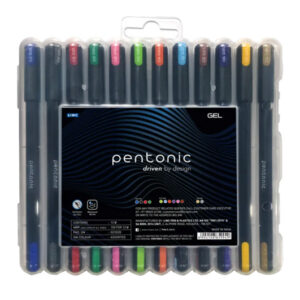 Ручка гелева Pentonic LINC 411959 12 кольорів PVC бокс 0,6 мм