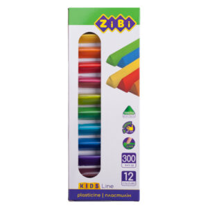 Пластилін ZIBI 12кольорів 300 г трикутником ZB.6227 KIDS Line