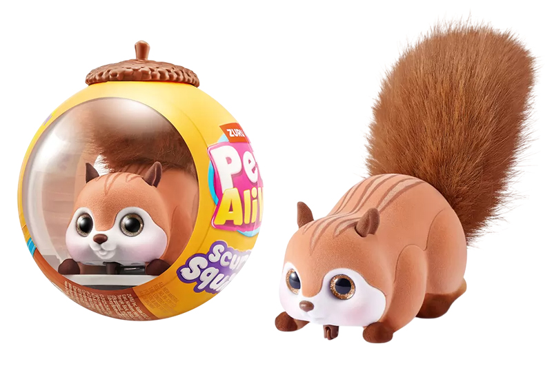 Інтерактивна іграшка 9565E PETS ALIVE S1 – БІЛОЧКА (коричневий)