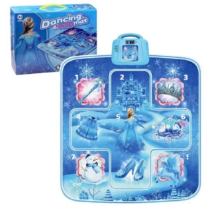 Килимок танцювальний 2221-4 Dancing Playmat з музикою та підсвіткою, голубий, короб.33x12x25см