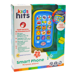 Телефон музичний розвиваючий Kids Hits  KH03/003 2 кольори мікс, бат. в компл. р. 13*5*18.5 см
