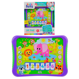 Планшет Kids Hits, KH01/005 "Мій веселий Zoo" на батарейках, на українській мові, назви тварин, звуки, вірші, мелодії, гра, р-р 23,8*17*2см, короб.25*27*4см