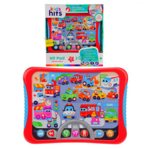 Планшет Kids Hits KH01/008 "Супер авто" на батарейках, назви, звуки авто, правила дорожнього руху, гра, запити, .р-р 23,8*17*2см, короб.25*27*4см