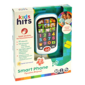 Телефон музичний розвиваючий Kids Hits KH03/001 2 кольори мікс, батарейки в комплекті, коробка 13*5*18.5 см