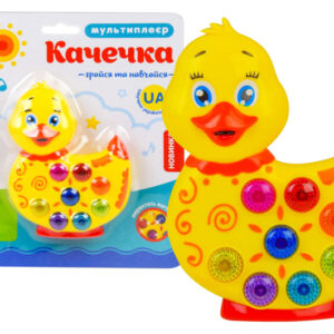 Розвиваюча "Музична Качечка" PL-719-61 батарейки, пісня, мелодії, фрази, планшет 21*23см