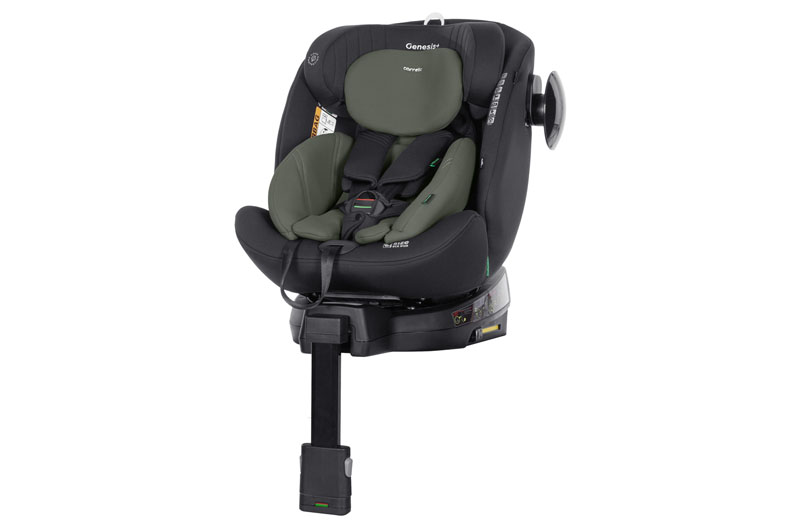 Автокрісло CRL-12807 "Beetle" Green Genesis+ i-Size 40-150см ISOFIX, поворотне CARRELLO