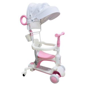 Самокат Smart Baby 669 Pink трансформер з дашком Maraton