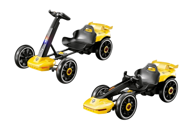 Електромобіль V-18 Formula 25 yellow з пультом, EVA-колеса, акумулятор 12V, музика Maraton - Зображення 2