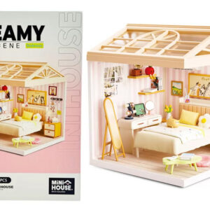 Конструктор-румбокс 8004 СПАЛЬНЯ (світло)- серії "Інтер'єр" MINI HOUSE