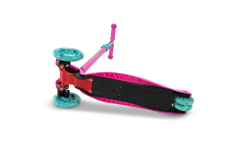Самокат дитячий 4-х колісний BH2616 Barbie MAXI, колеса PU світяться - Зображення 6