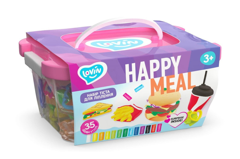 Набір для ліплення з тістом 41137 "Happy meal" LOVIN