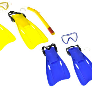 Набір для плавання 020706L-1 (маска, трубка, ласти) в кульку р.51x22 см YG Toys