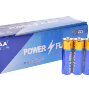 Батарейки Power Flash super Alkaline AA LR06 шрінка 40 шт.