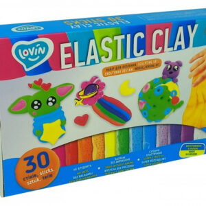 Набір для ліплення з легким пластиліном 70141 "Elastic Clay" 30 шт LOVIN