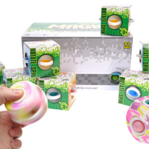 Антистрес кубик-спінер "MAGIC GYRO CUBE" в блоці 24шт LK2203-1 р.25,8*19,5*13см