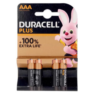 Батарейки DURACELL PLUS AAА LR03/MN2400 4 шт