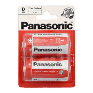 Батарейки R20 Zinc Carbon Panasonic сольова (червоні) 1шт.
