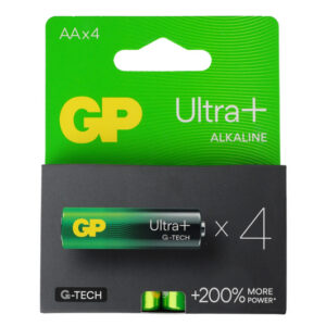 Батарейки алкалінові GP15AUPETA21-2GSB4 4 шт на блістері Ultra Plus